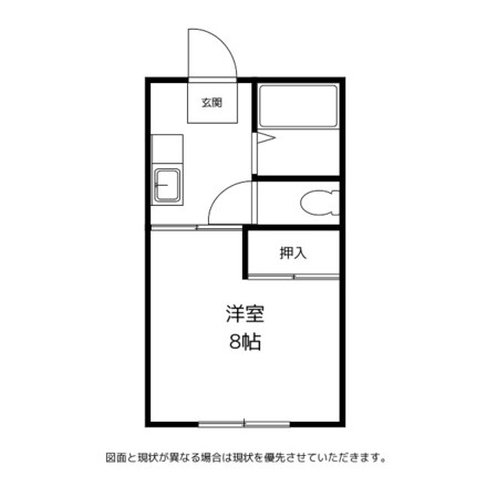 ビューライン駒見の物件間取画像